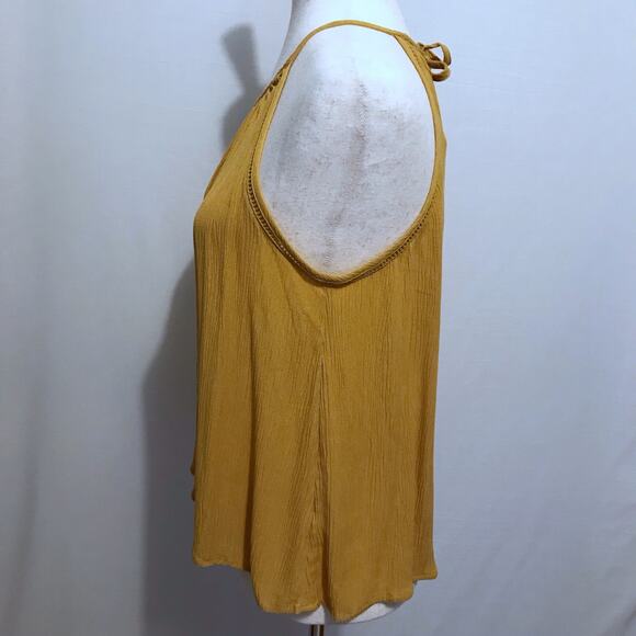 Hippie Rose NWT Gold Tank Top Juniors S - Picture 4 of 9